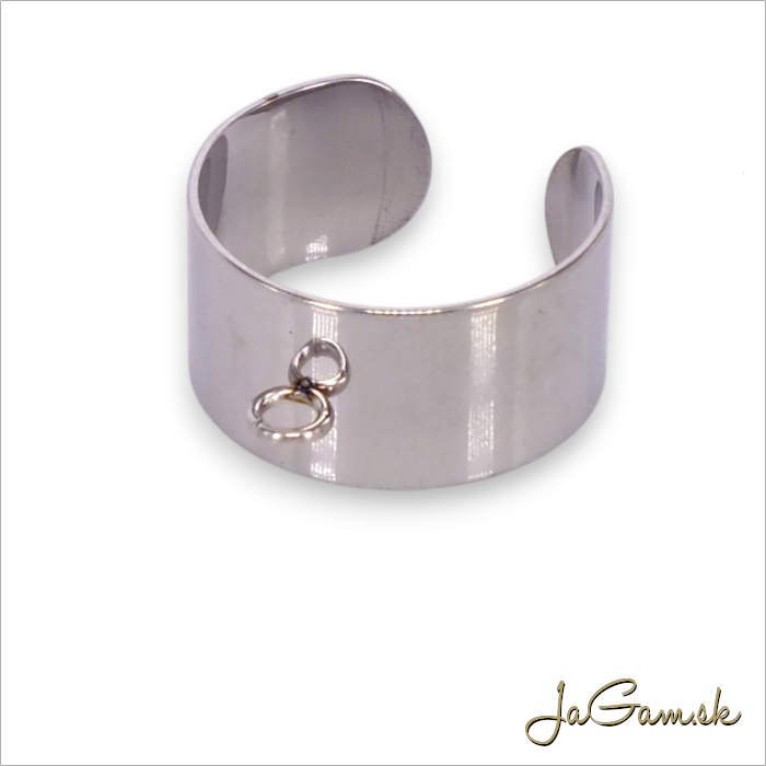 Základ na prsteň s krúžkom CHIRURGICKÁ OCEĽ (ch1729)